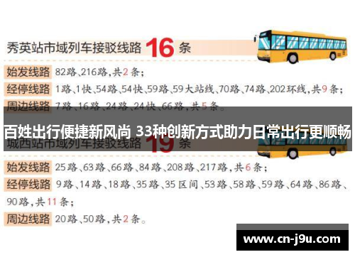 百姓出行便捷新风尚 33种创新方式助力日常出行更顺畅